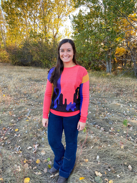 Sunset Cactus Sweater