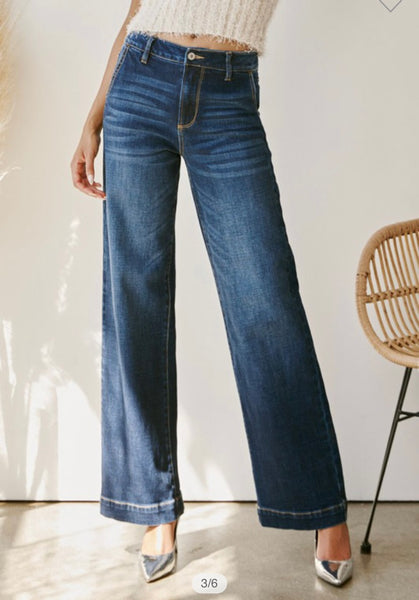 The Erie Wide Leg Jeans