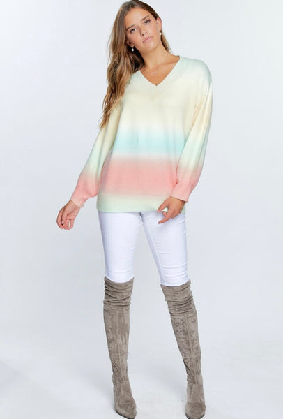 Sherbet Tie-Dye Sweater